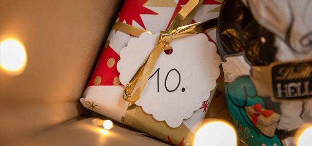 Julpyssla en adventskalender.