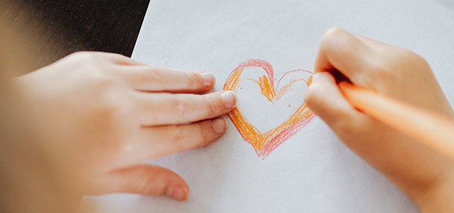 Alla Hjärtans Dag pyssel för barn kort